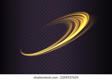 Abstract light lines of movement and speed. light ellipse. Galaxy Glint. Glowing podium. Space tunnel. Light everyday glowing effect. semi-circular wave, light trail curve swirl. Bright spiral.