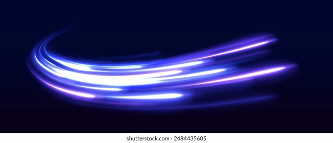 Abstract light lines of movement and speed in neon color. Speed dynamic background with rectangular shapes in motion forming texture, sport background.	