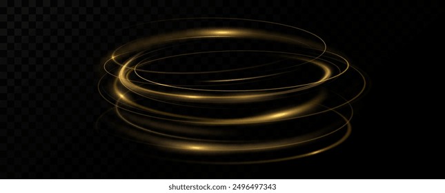 Abstract light lines of movement and speed. light ellipse.Bright spiral.Trace of speed lines.