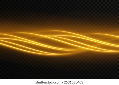 Abstractas líneas de luz de movimiento y velocidad. elipse de luz. Galaxia Glint. Podio brillante. Túnel espacial. Efecto luminoso diario ligero. onda semicircular, remolino de curva de sendero ligero. Espiral brillante.