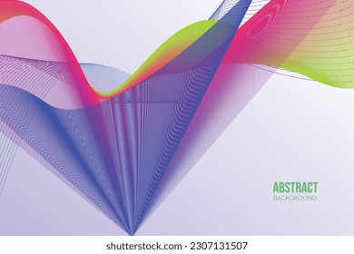 Abstract light lines on elegant backgrounds
