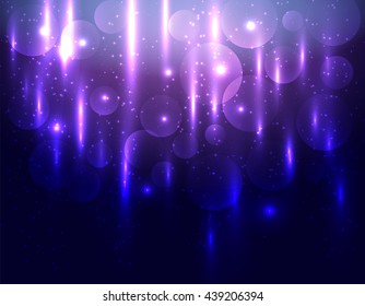 Abstract light magic bokeh background