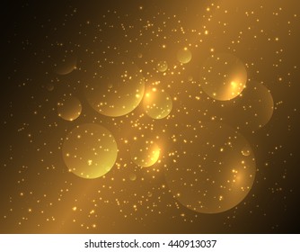 Abstract light magic bokeh background