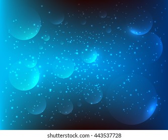 Abstract light magic bokeh background