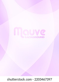 Abstract light mauve background with translucent rounded shapes. Minimal subtle vector graphic pattern