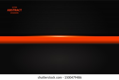 Abstract light metallic orange overlapping layer background. Technology style concept vector design for use frame, wallpaper, advertising, corporate