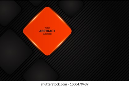 Abstract light metallic orange overlapping layer background. Technology style concept vector design for use frame, wallpaper, advertising, corporate