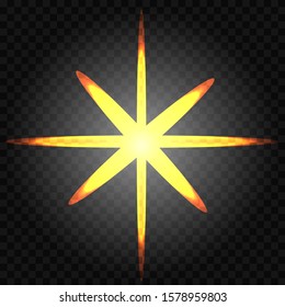 Abstract light on black background