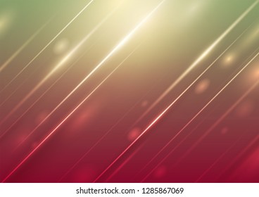 Abstract light on colorful background, Vector illustration