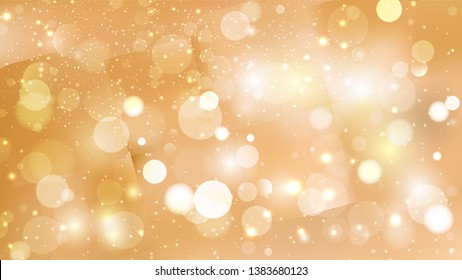 Abstract Light Orange Blur Lights Background Image