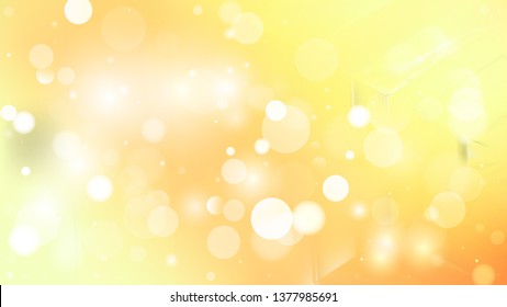 Abstract Light Orange Bokeh Defocused Lights Background Image