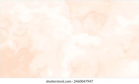 Abstract light orange watercolor stain for background. watercolor texture artistic vector used as being an element in the decorative design of header background, card, cover, template, banner.