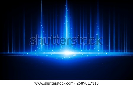 Abstract Up Light out business digital city Hitech communication concept innovation background, vector design