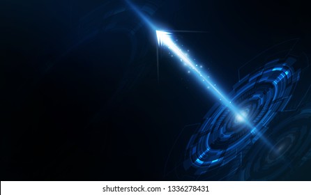 Abstract Light out technology background Hitech communication concept innovation background, vector illustration