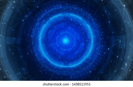 Abstract Light out technology background Hitech communication concept innovation background, vector illustration