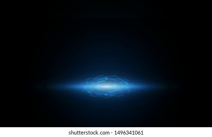 Abstract Light out technology background Hitech communication concept innovation background, vector illustration