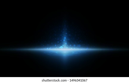 Abstract Light out technology background Hitech communication concept innovation background, vector illustration