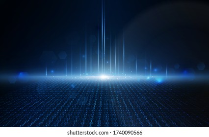 Abstract Light out technology background Hitech communication concept innovation background,  vector design