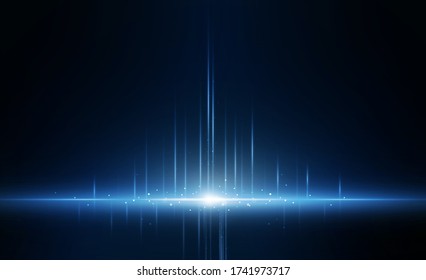 Abstract Light out technology background Hitech communication concept innovation background,  vector design