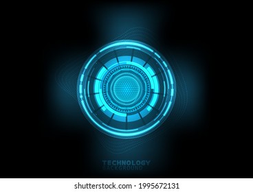 Abstract Light out technology background Hitech communication concept.
