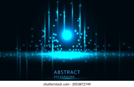 Abstract Light out technology background Hitech communication concept innovation background .