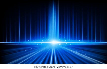 Abstract Light out technology background Hitech communication concept innovation background, vector design