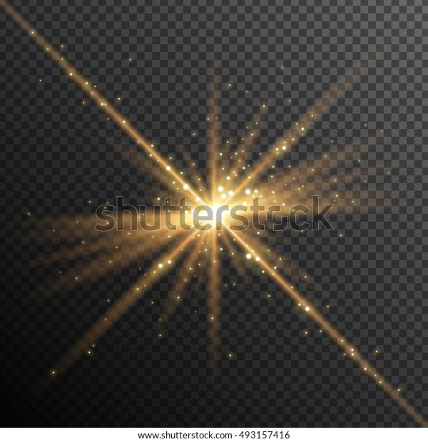 Abstract Light Overlay Effect On Transparent Stock Vector (Royalty Free