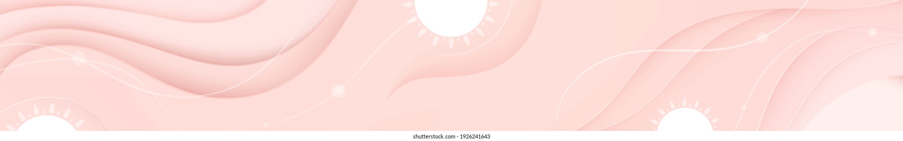 Abstract light, peach, salmon background, astrology, eclecticism, lines, layers. Vector design, illustration