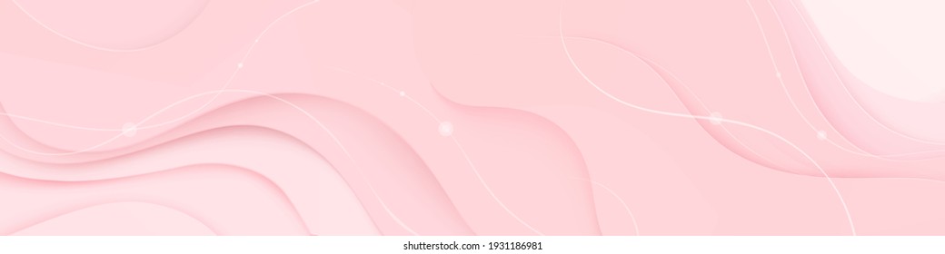 Luz abstracta  fondo rosa con líneas y capas  Encabezado de perfil  encabezado de sitio  Diseño de vectores  ilustración	
