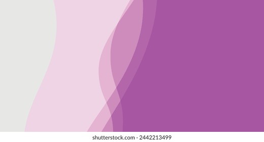 Abstract light, pink background with lines and layers. Profile header, site header.