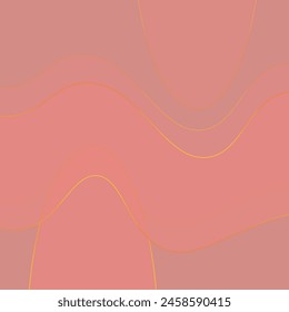 Abstract light, pink background with lines and layers. Profile header, site header. lyer, poster, banner and cover design. Hand drawn flower illustration for Valentines Day
