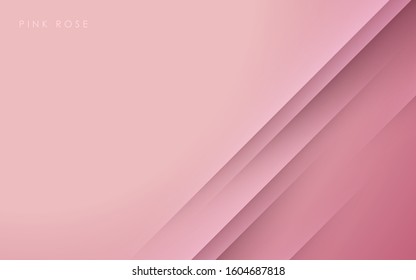 Abstract light pink background vector. Diagonal light and shadow.