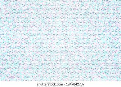 Abstract light pink and blue glittering dotted horizontal background. Pop art retro shiny girlish texture for wallpaper, banner or presentation design