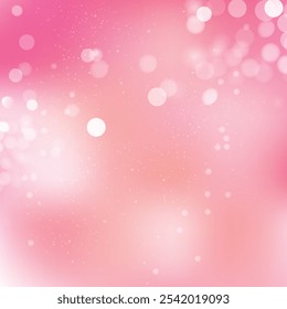 Vector de fondo de Bokeh rosa claro Abstractas