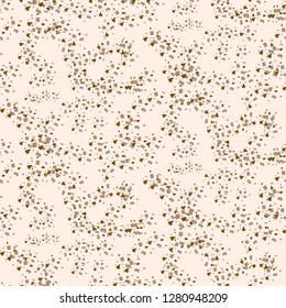 Abstract light pink colors seamless dotted vector pattern.