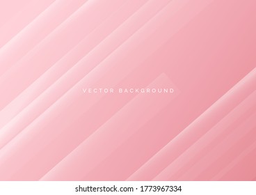 Abstract light pink diagonal background. You can use for ad, poster, template, business presentation. Vector illustration   
