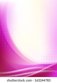 abstract light pink flowing background with halftone