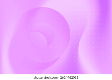 Abstrato rosa claro, cor lilás borrado fundo gradiente com formas futuristas geométricas. Papel de parede de textura pontilhada digital para o pôster ou a apresentação da tecnologia empresarial.