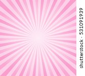 Abstract light Pink rays background. Vector