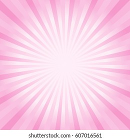 Abstract light Pink rays background. Vector EPS 10, cmyk.