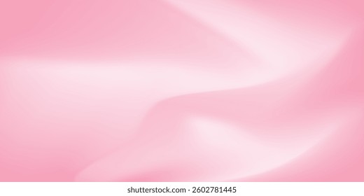 Abstract light pink sakura blossom color background. Vector simple and soft light horizontal backdrop. Blurred gentle gradient. Pastel pink smooth mesh y2k aesthetic. Minimal style. vector eps10