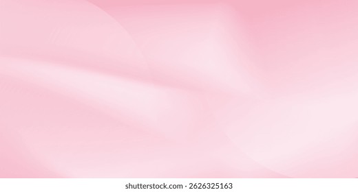 Abstract light pink sakura blossom color background. Vector simple and soft light horizontal backdrop. Blurred gentle gradient. Pastel pink smooth mesh y2k aesthetic. Minimal style. vector eps10
