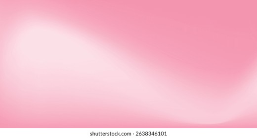 Abstract light pink sakura blossom color background. Vector simple and soft light horizontal backdrop. Blurred gentle gradient. Pastel pink smooth mesh y2k aesthetic. Minimal style. Vector texture