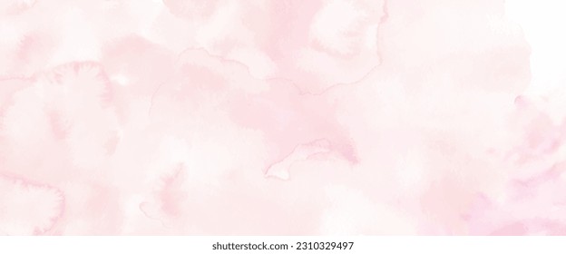 Abstract light pink watercolor for background. Stain artistic vector are used as an element in the decorative design of header, brochure, poster, card, cover, or banner. - Shutterstock ID 2310329497