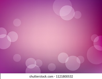 abstract light purple colorful bokeh defocused background.beautiful vector