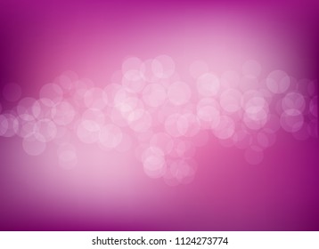 abstract light purple colorful bokeh defocused background.beautiful vector