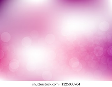 abstract light purple colorful bokeh defocused background.beautiful vector