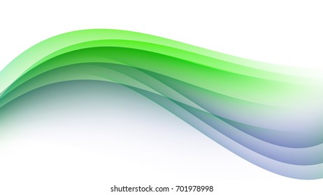 Abstract light Purple and Green gradient curve background