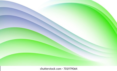 Abstract light Purple and Green gradient curve background