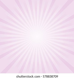Abstract light Purple Pink rays background. Vector.